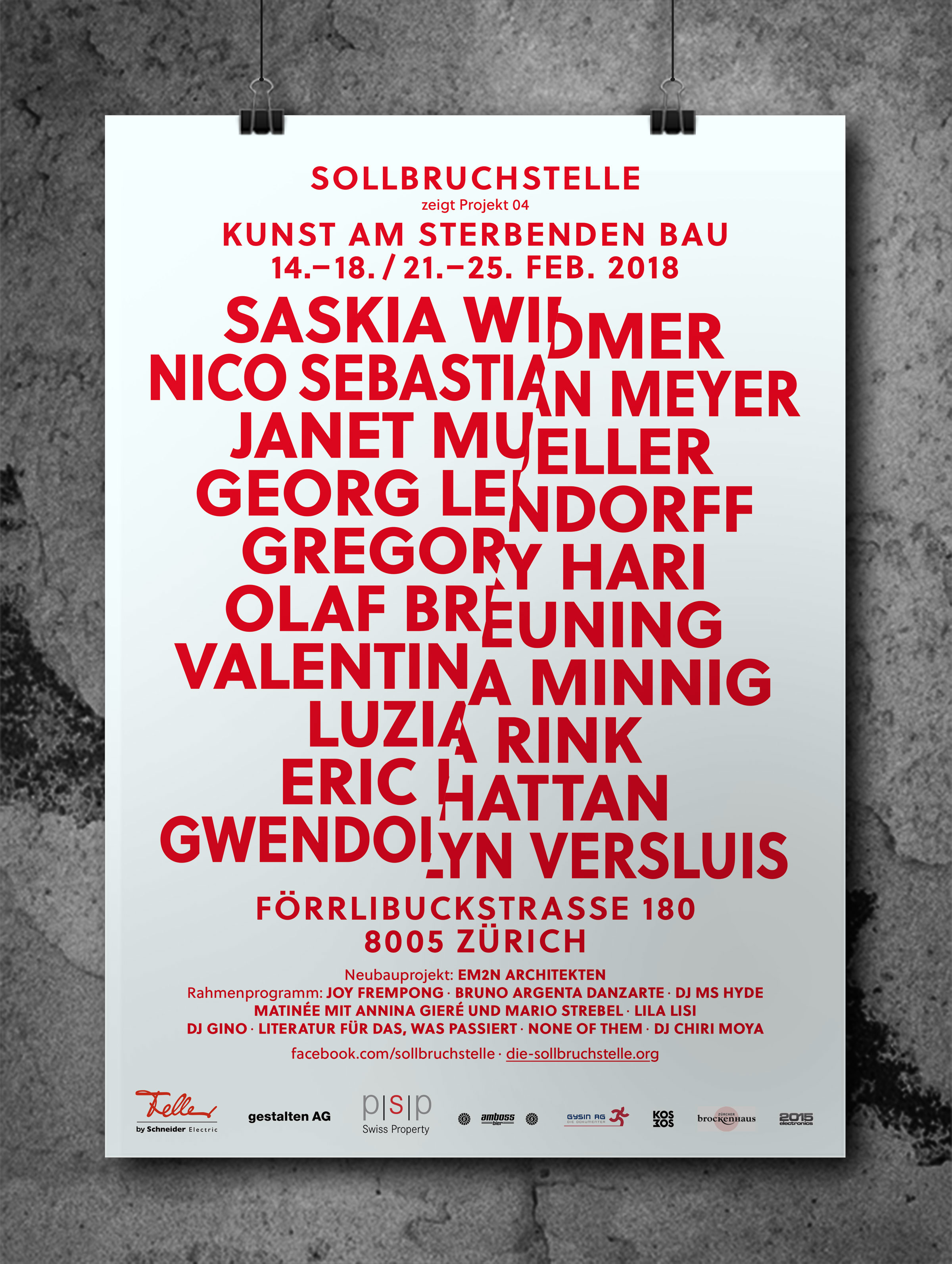 Plakat Sollbruchstelle